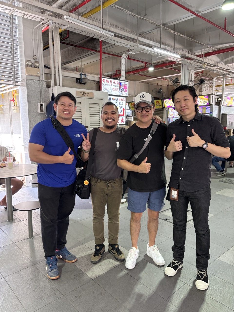 Hamzah Ivan and Wayne Large