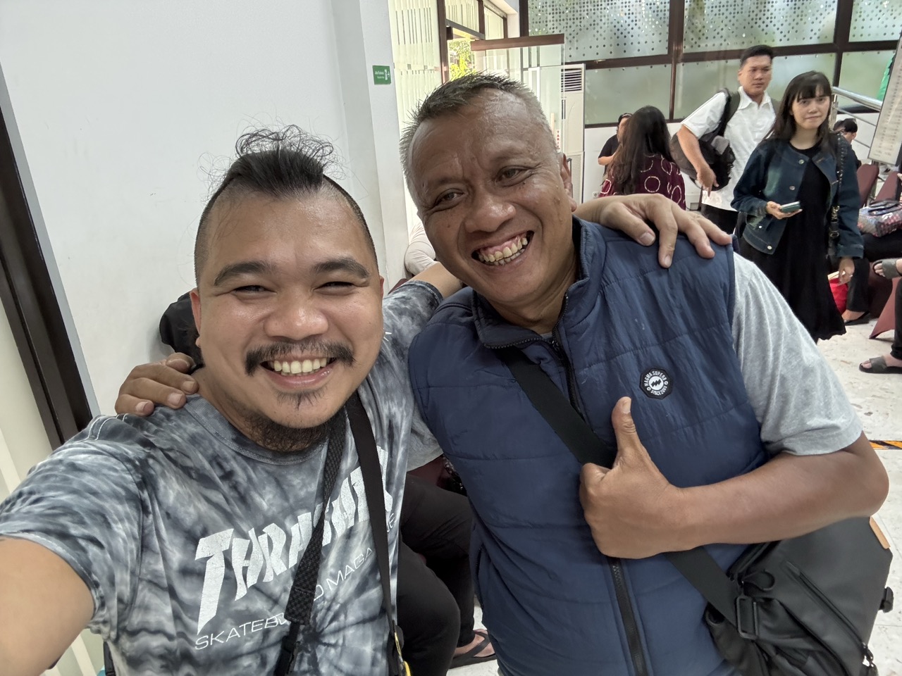 with Arif beafore going back to jakarta Large